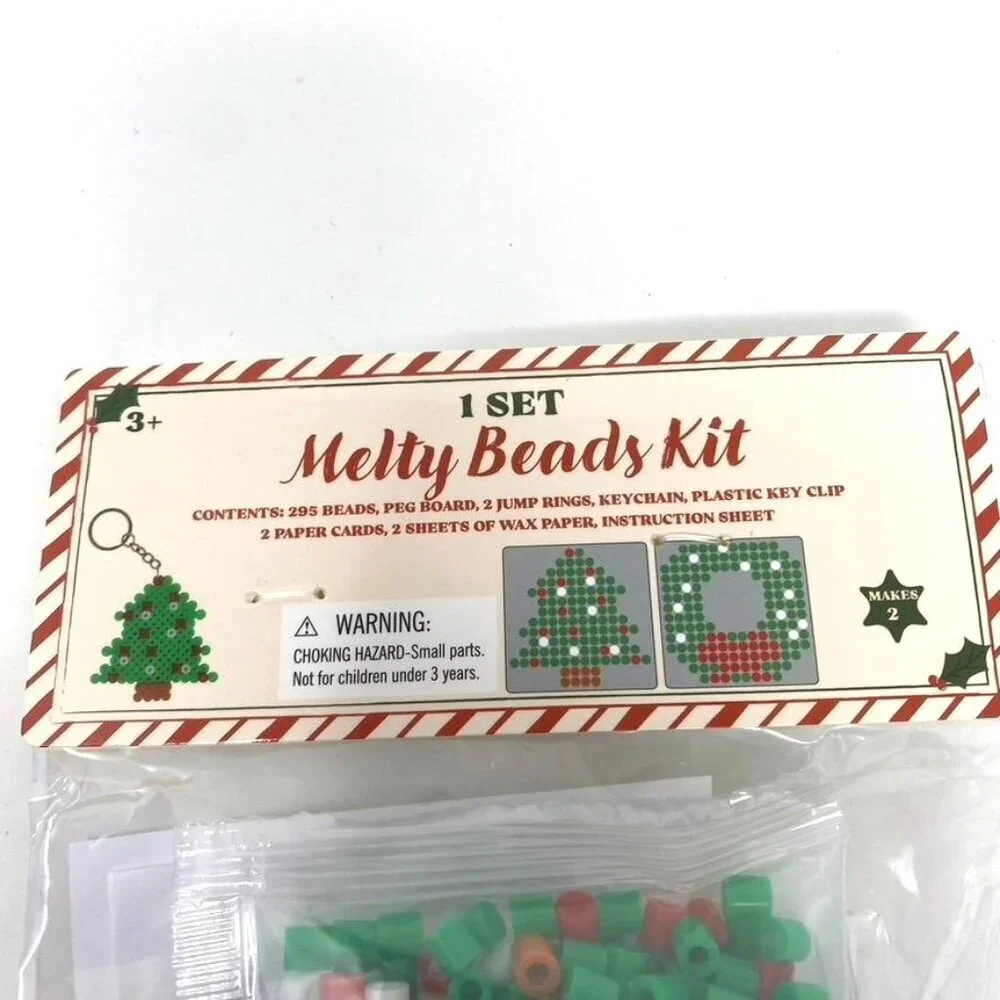 Target Melty Beads Tree/Wreath Or Reindeer/Gingerbread Kids Crafts